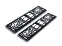 BLACK SET NUMBER PLATE HOLDER