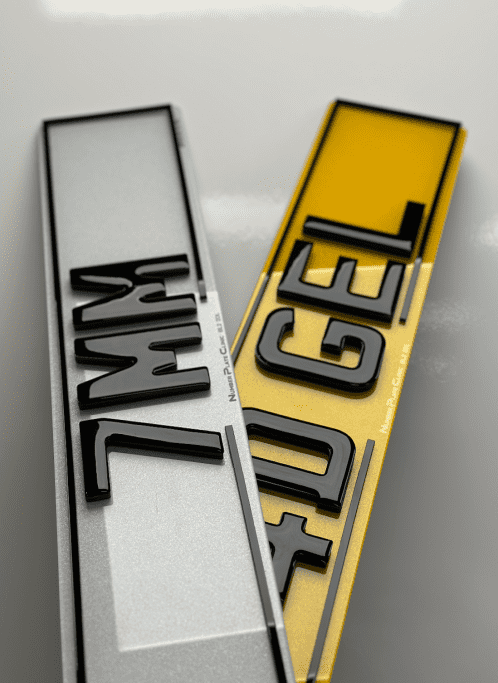 Double 4D x Gel x Boarder Number Plate