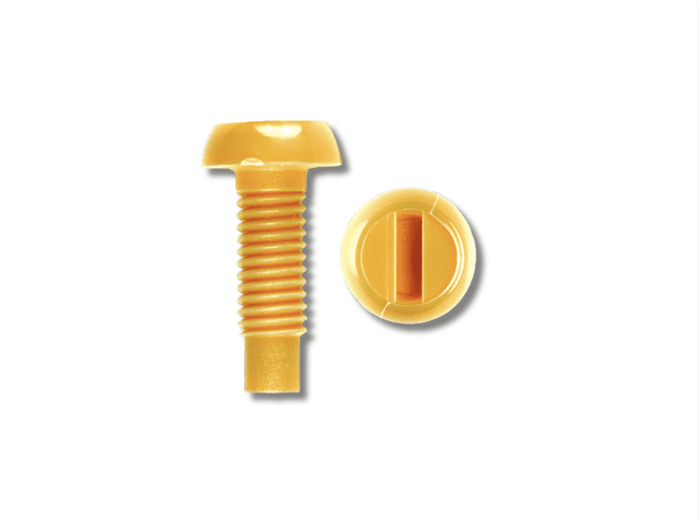 2 Yellow Car Number Plate Nuts x Bolts