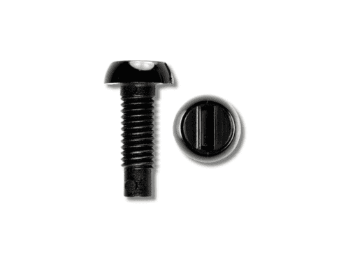 2 Black Car Number Plate Nuts x Bolts