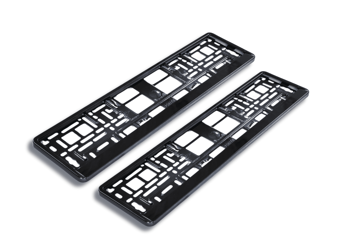 BLACK SET NUMBER PLATE HOLDER