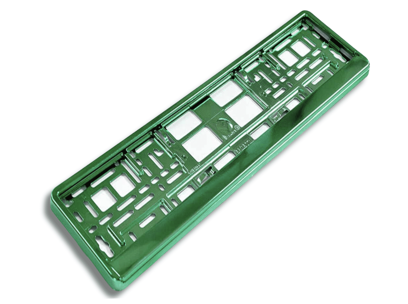 GREEN SINGLE NUMBER PLATE HOLDER