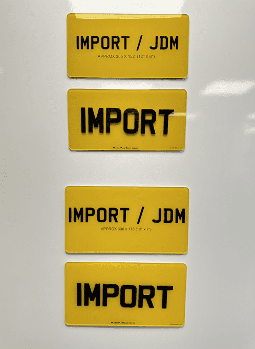 Import Number Plates