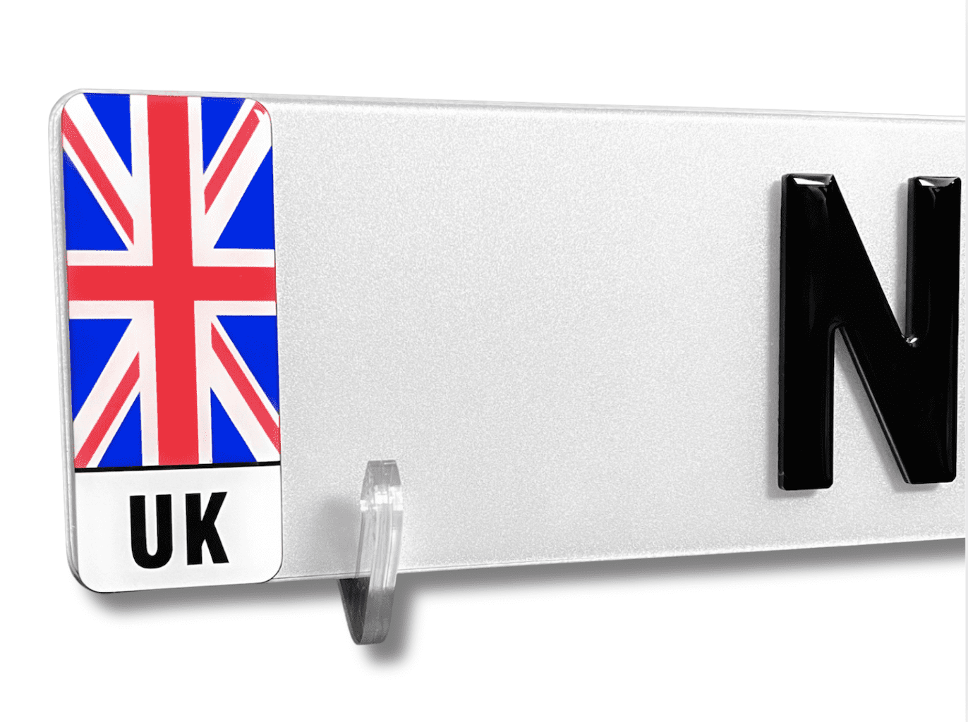 UK - union jack Badge-3 - Number Plate Clinic