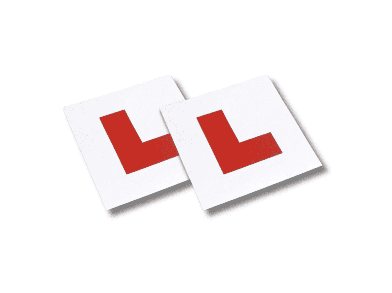 Magnetic Red L-Plate